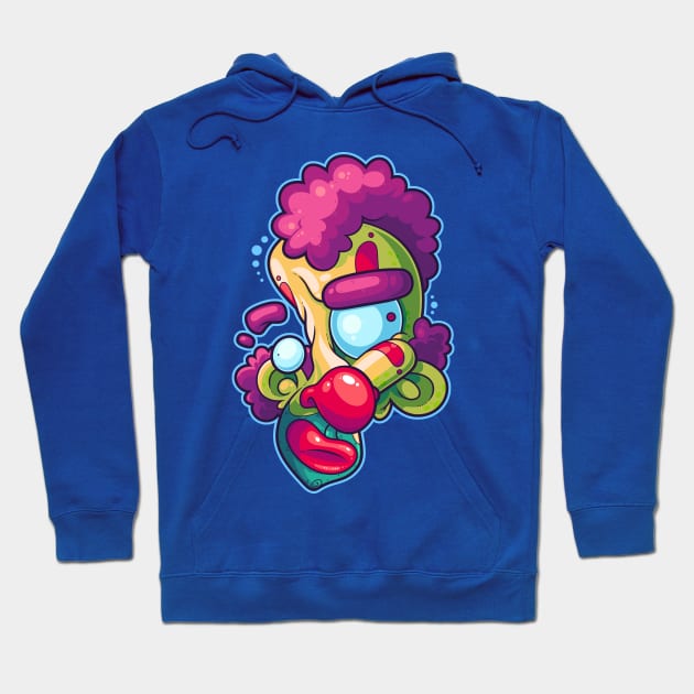 Twisted Clown Hoodie by ArtisticDyslexia